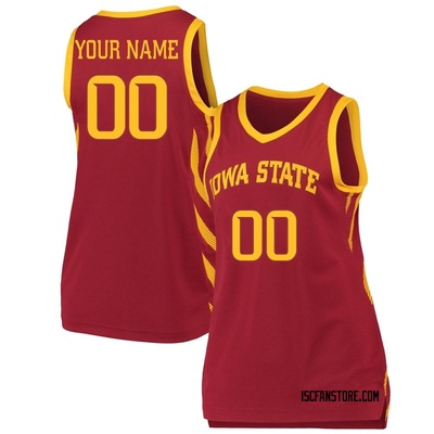 Women's Custom Iowa State Cyclones Replica Original Retro Brand Basketball Jersey - Crimson