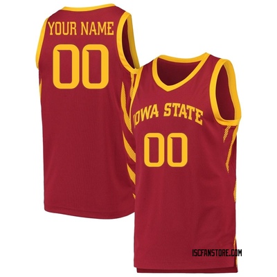 Youth Custom Iowa State Cyclones Replica Original Retro Brand Basketball Jersey - Crimson