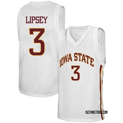 Youth Tamin Lipsey Iowa State Cyclones Replica Original Retro Brand Basketball Jersey - White